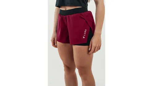Shorts Curto Feminino 2 em 1 Bordo Lurk
