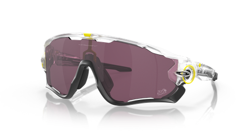 ÓCULOS OAKLEY JAWBREAKER MATTE CLEAR PRIZM ROAD BLACK TOUR DE FRANCE 