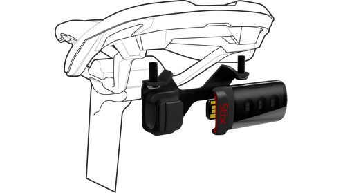 PEÇA STIX SADDLE MOUNT PRETO