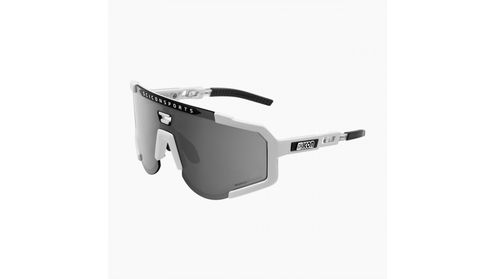 OCULOS SCICON AEROSCOPE BRANCO LENTE PRATA 