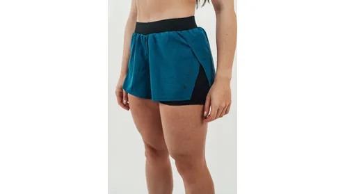 Shorts Curto Feminino 2 em 1 Azul Onix Lurk